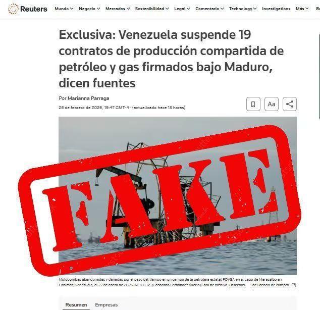 Gobierno desmiente fake news sobre supuesta suspensión de contratos de producción petroleros y gasíferos
