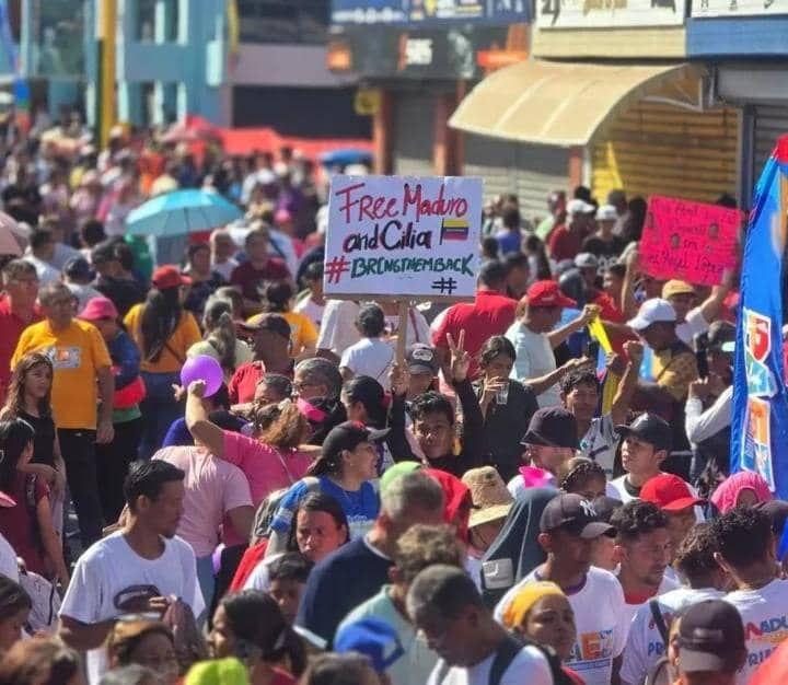 Pueblo de Acarigua se movilizó en respaldo al Ejecutivo Nacional