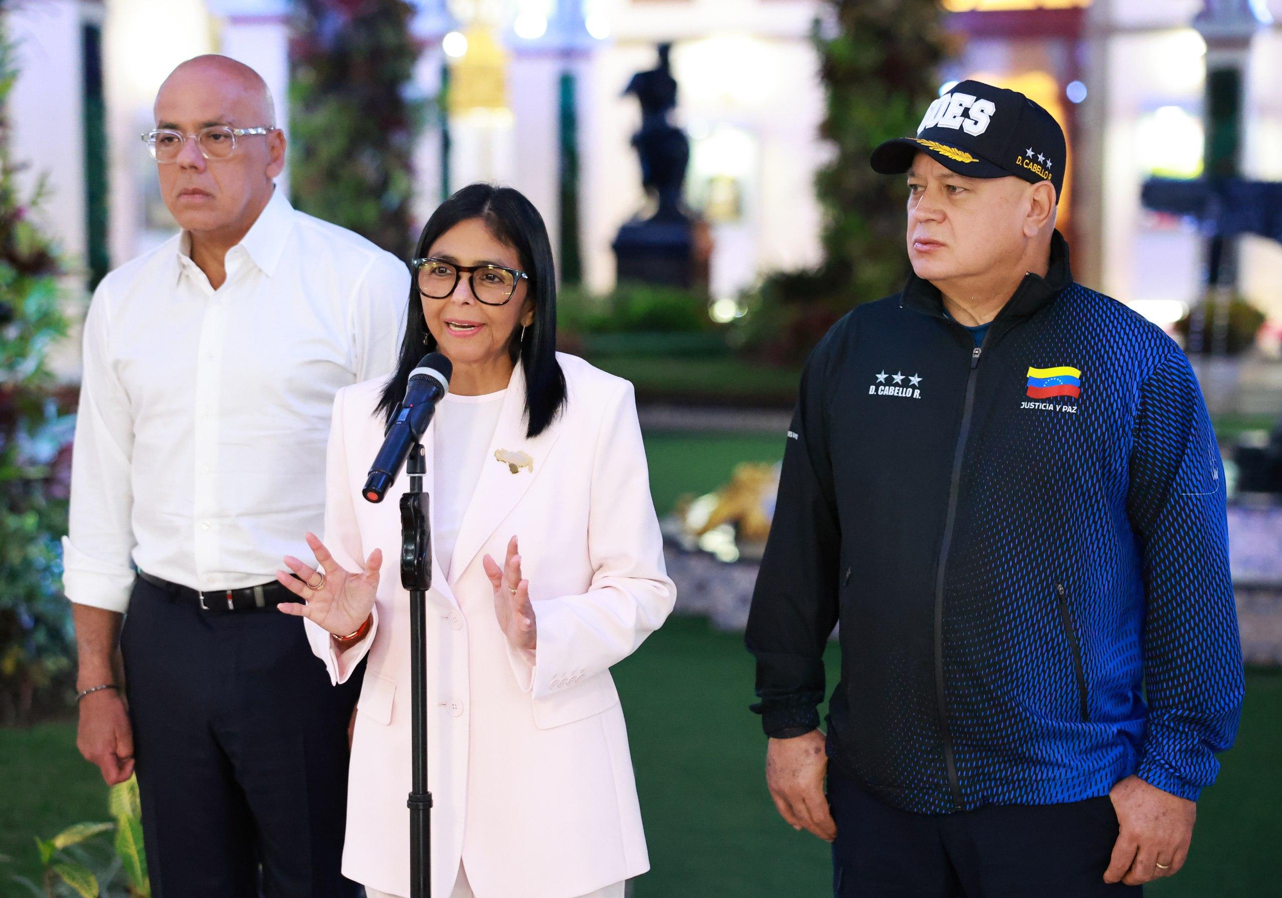 Acting President Delcy Rodríguez highlights national peace as a victory for the Venezuelan people