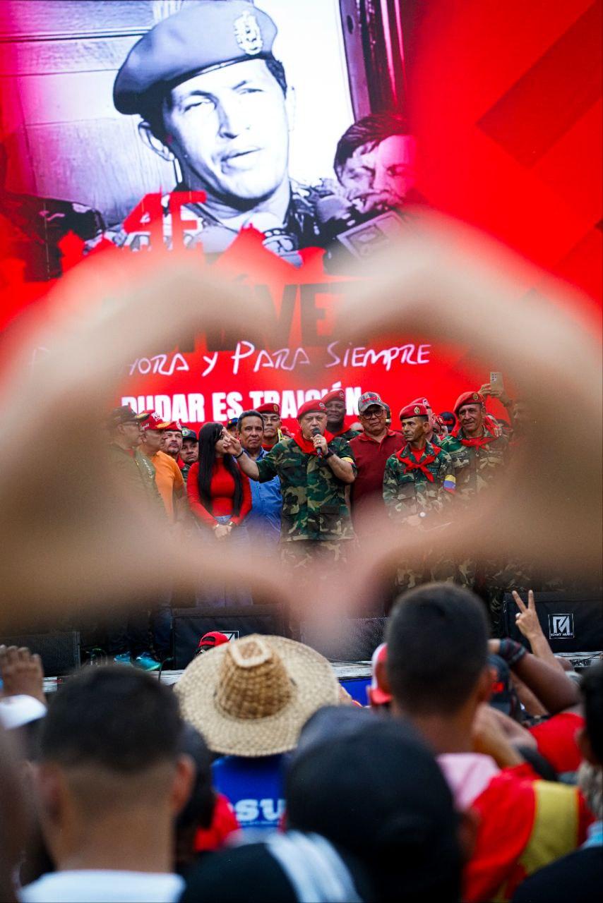 Combatiente 4F Diosdado Cabello: Pase lo que pase y en cualquier circunstancia ¡nosotros venceremos!
