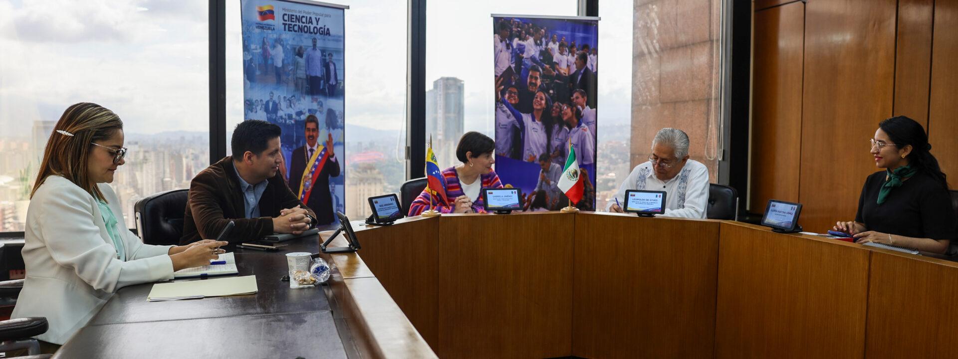 Venezuela y México revisan agenda para fortalecer cooperación científica, tecnológica y académica