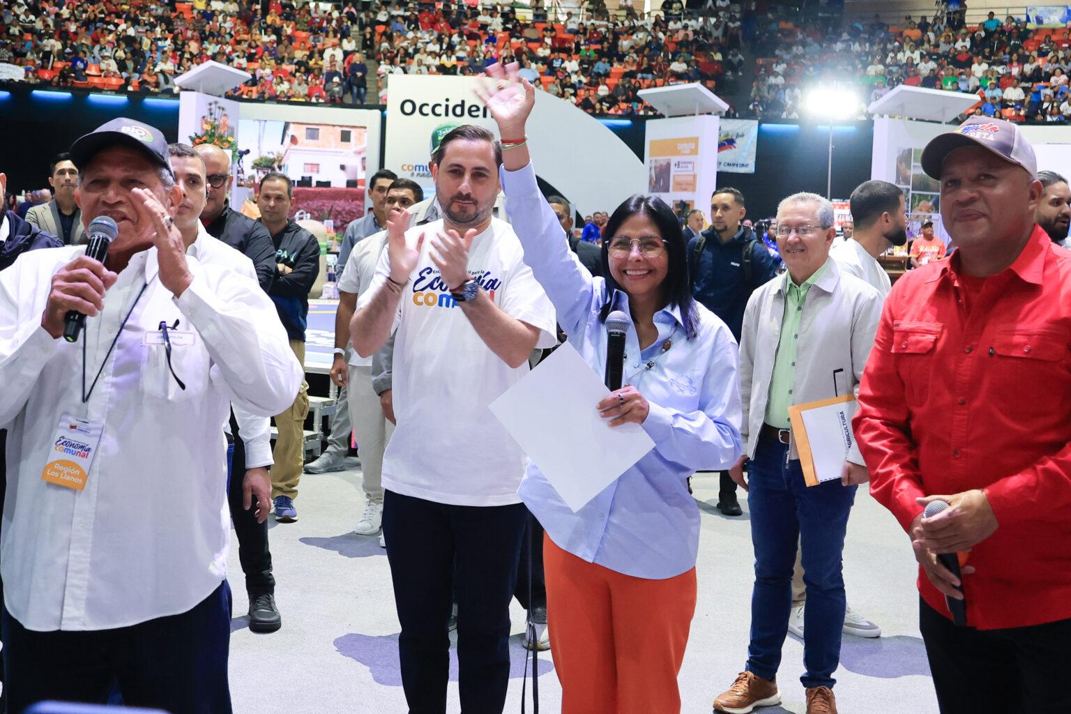 Encuentro Nacional de Economía Comunal es liderado por la Presidenta Encargada Delcy Rodríguez