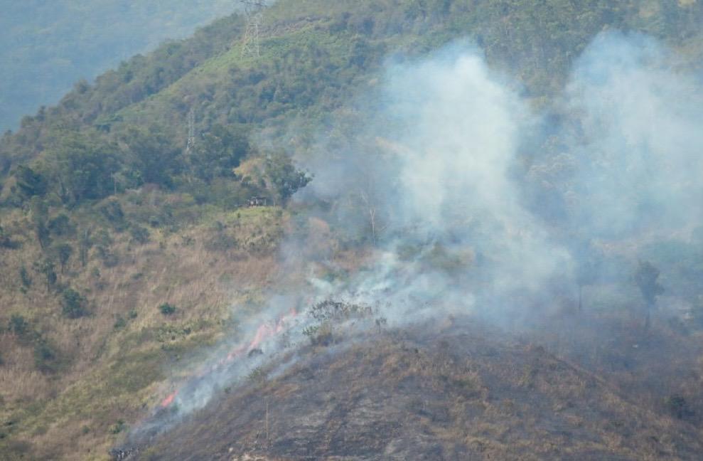 Cuerpos de emergencia controlan incendios forestales en Caracas y Carabobo