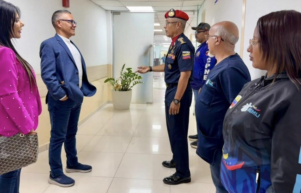 Comisión para la Paz y Convivencia Democrática visita espacios de la PNB en El Helicoide