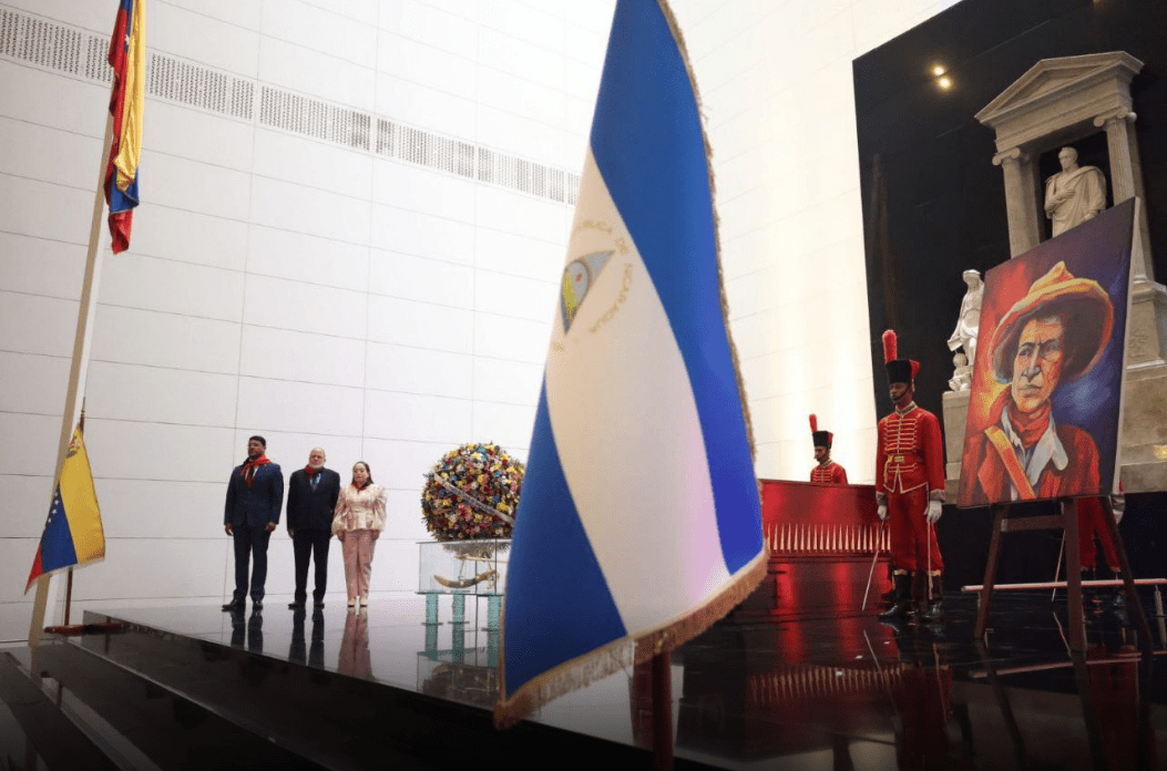 Autoridades de Venezuela y Nicaragua rinden honores a Augusto César Sandino