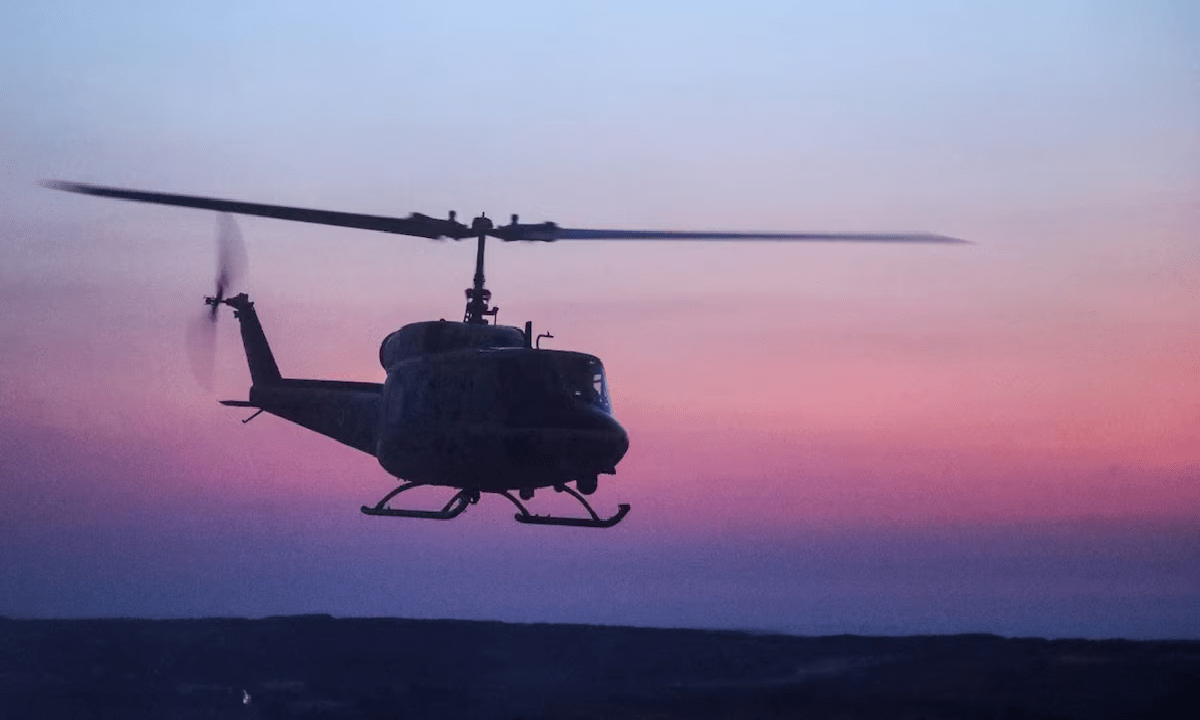 Accidente de helicóptero militar deja cuatro fallecidos en Irán