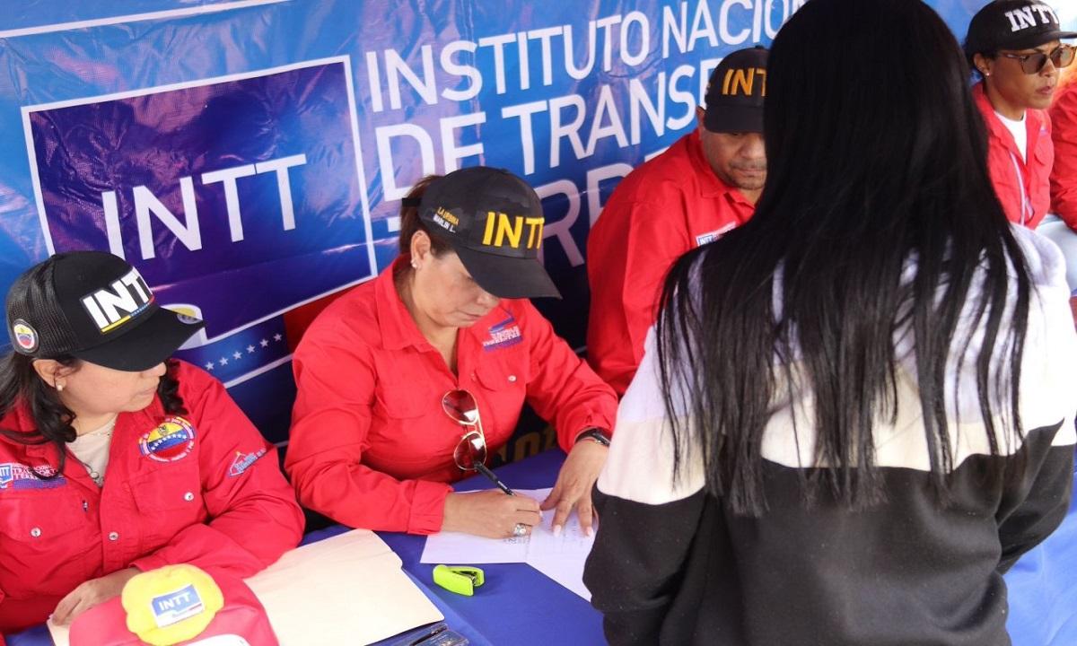 INTT realizará despliegue de operativos de trámites vehiculares del 20 al 25 de abril