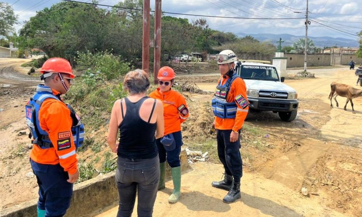 Protección Civil monitorea desbordamiento de quebradas en Lara