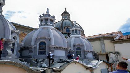Avanza recuperación de la Basílica Inmaculada Concepción en Mérida