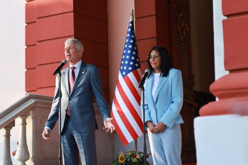 Presidenta (E) Delcy Rodríguez ratifica que Venezuela y EE.UU. inician nueva etapa de diálogo diplomático