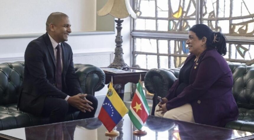 Embajadora designada por la República Suriname ante Venezuela arribó a Caracas