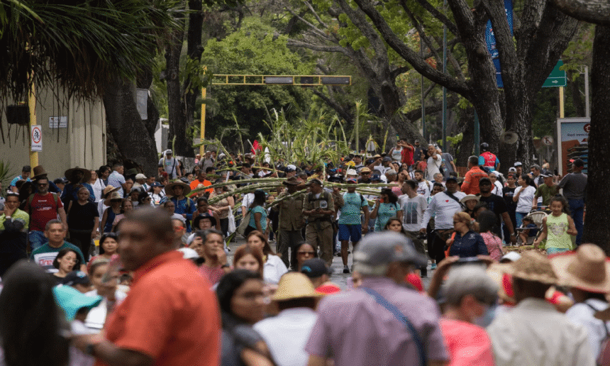 Palmeros de Chacao realizan histórica bajada del Waraira Repano