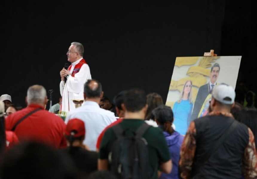 Celebran eucaristía por liberación del Presidente Maduro y Diputada Flores