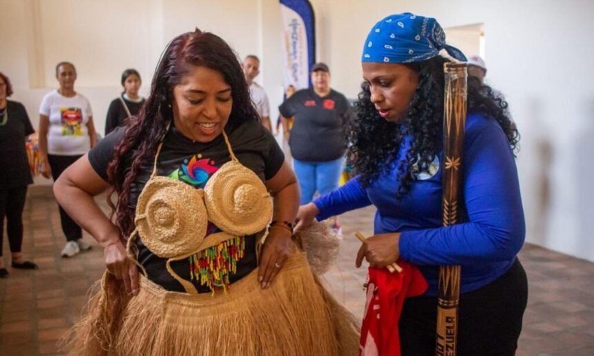 Casa Alí Primera albergó taller para exhibir bailes representativos de Venezuela