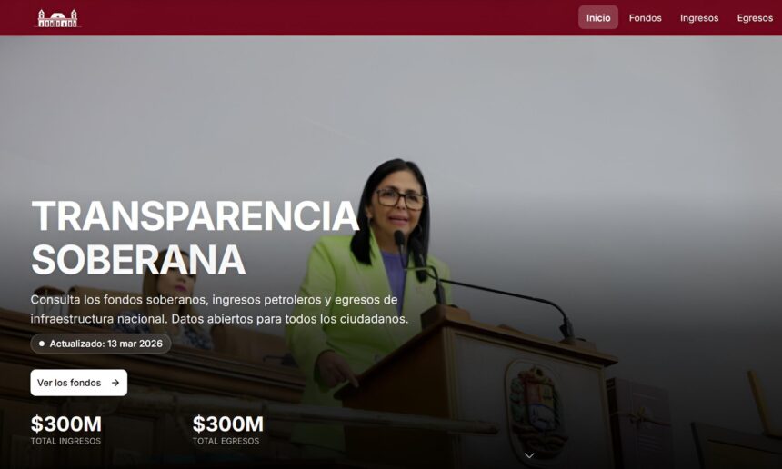 Activado portal web para monitorear el ingreso y uso de los fondos soberanos