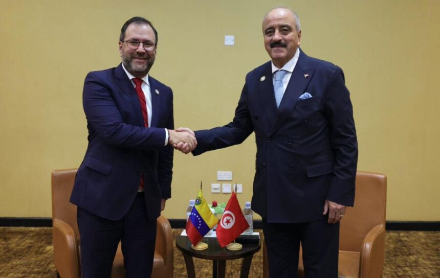 Venezuela y Túnez ratifican disposición de fortalecer cooperación bilateral