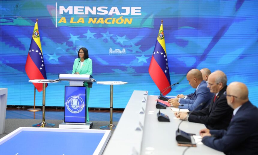 Presidenta (E) Delcy Rodríguez anunció instalación de la Comisión para el Diálogo Laboral