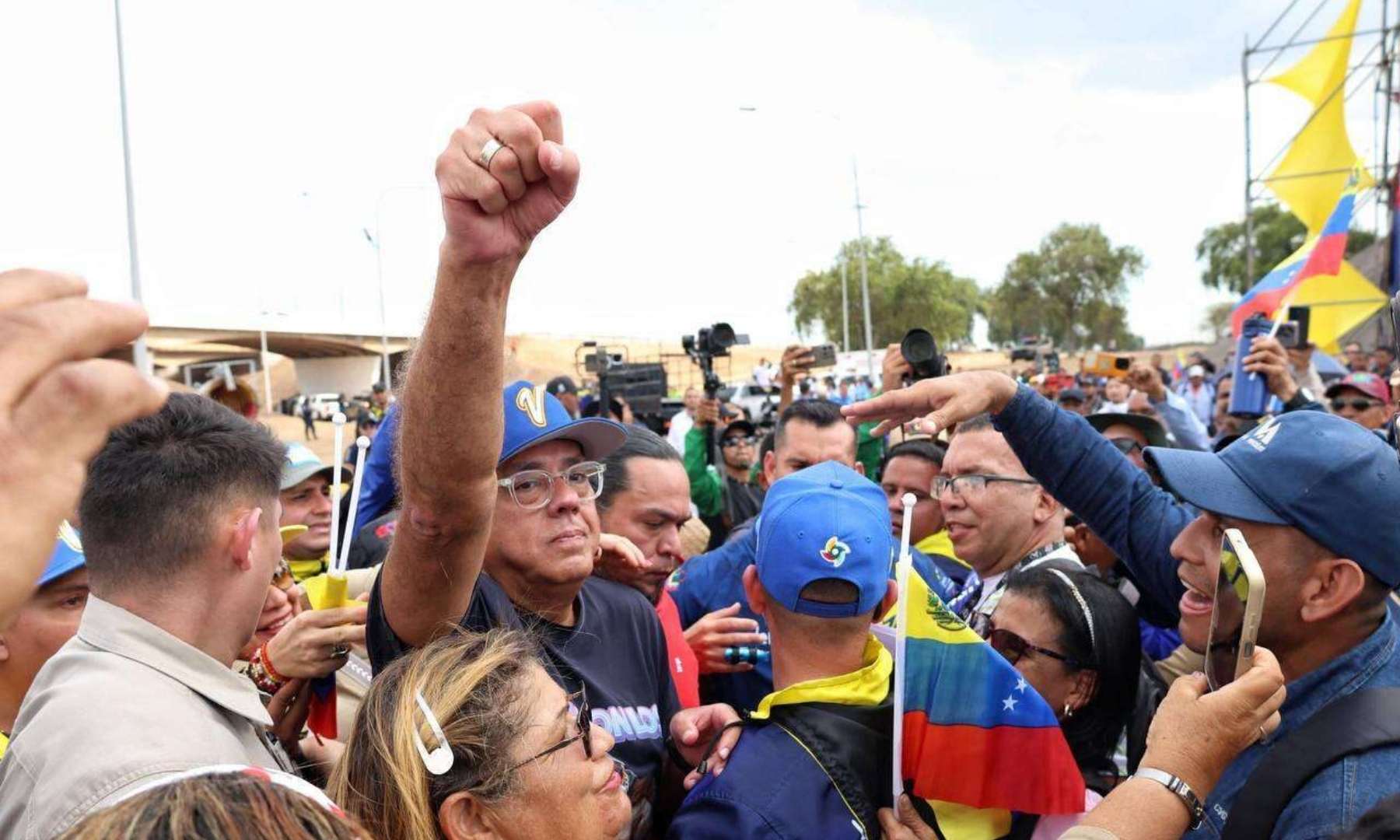 Presidente de la AN Jorge Rodríguez lideró la Gran Peregrinación por una Venezuela sin Sanciones en Miranda