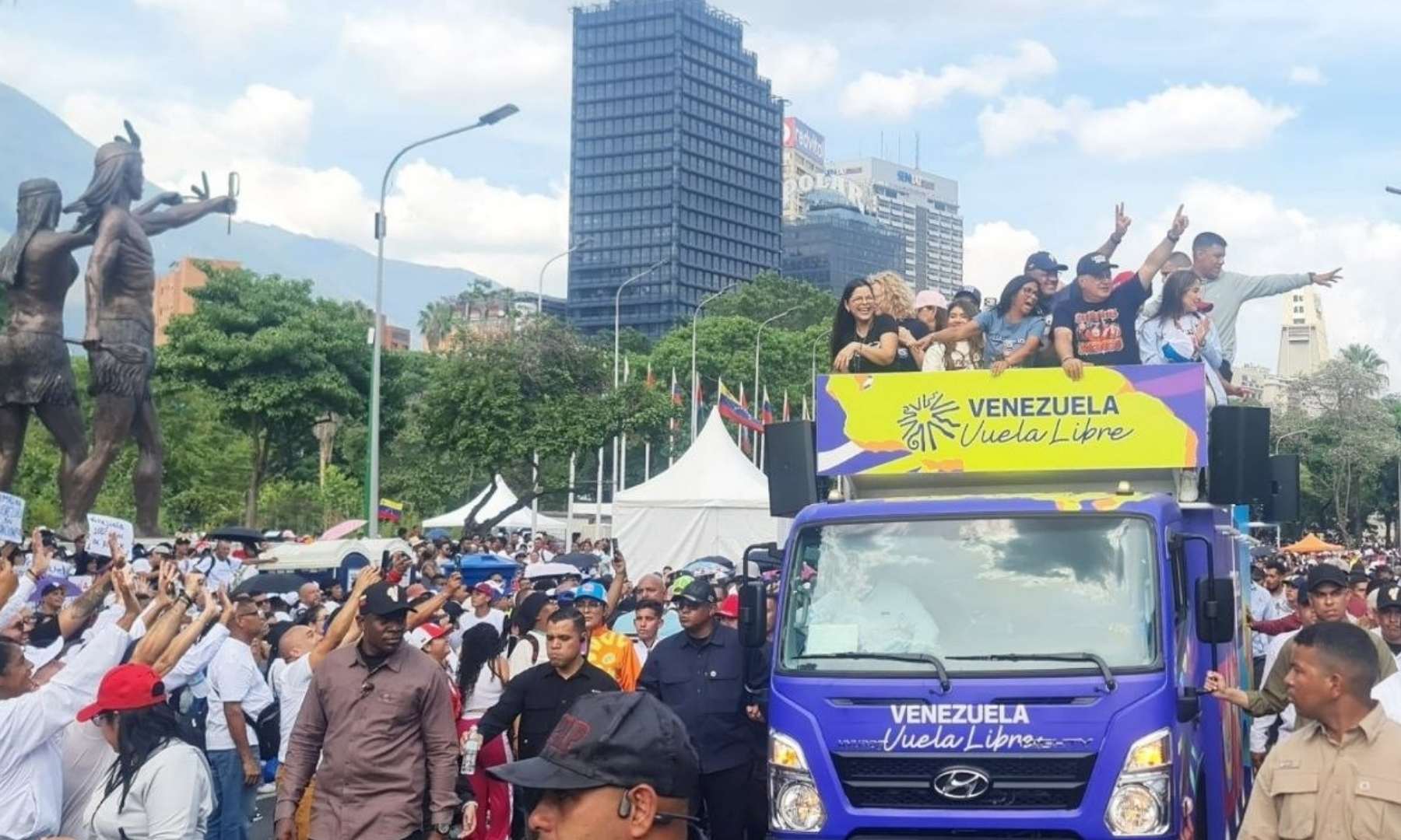 Caracas se desborda en un solo clamor por el cese de las sanciones