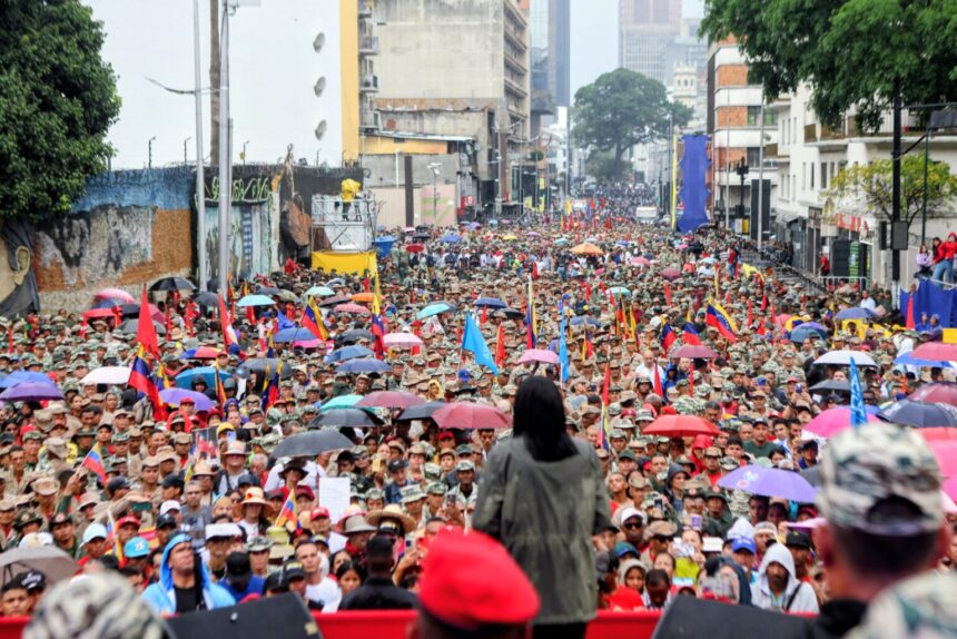 Presidenta (E) Delcy Rodríguez participó en la celebración del Día Nacional de la Unión Cívico-Militar
