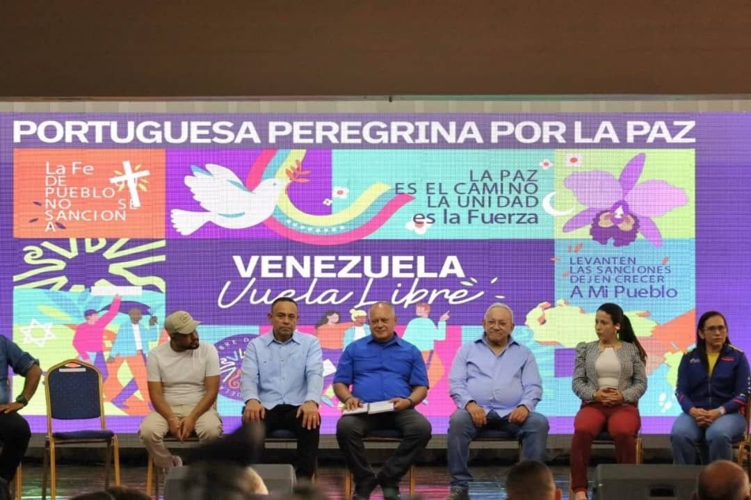 Portugueseños se movilizaron por la paz y por el cese de las sanciones