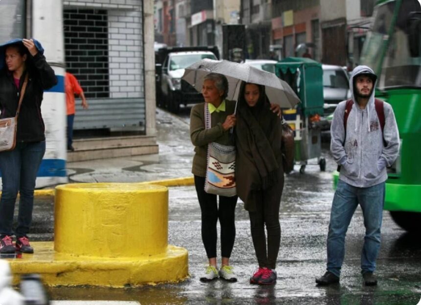 Precipitaciones de intensidad variable se prevén en diversas regiones del país