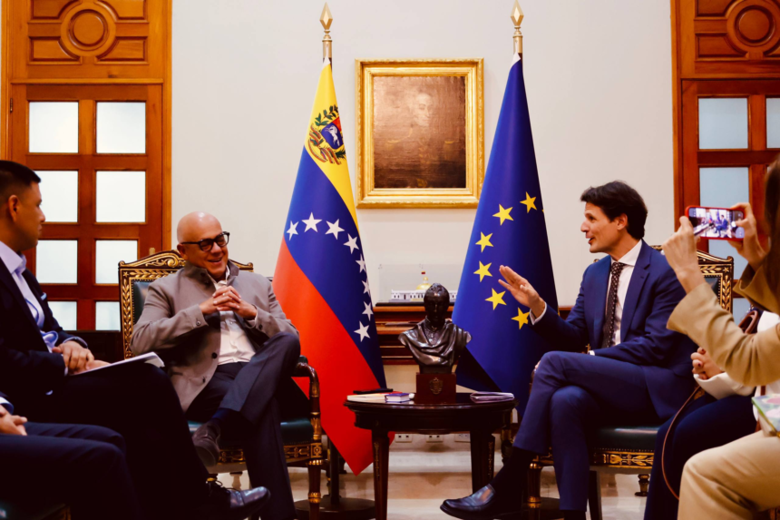 Presidente de la AN sostiene reunión con representantes de la UE