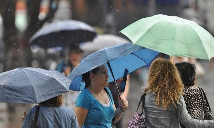 Pronostican lluvias y descargas eléctricas en gran parte del país