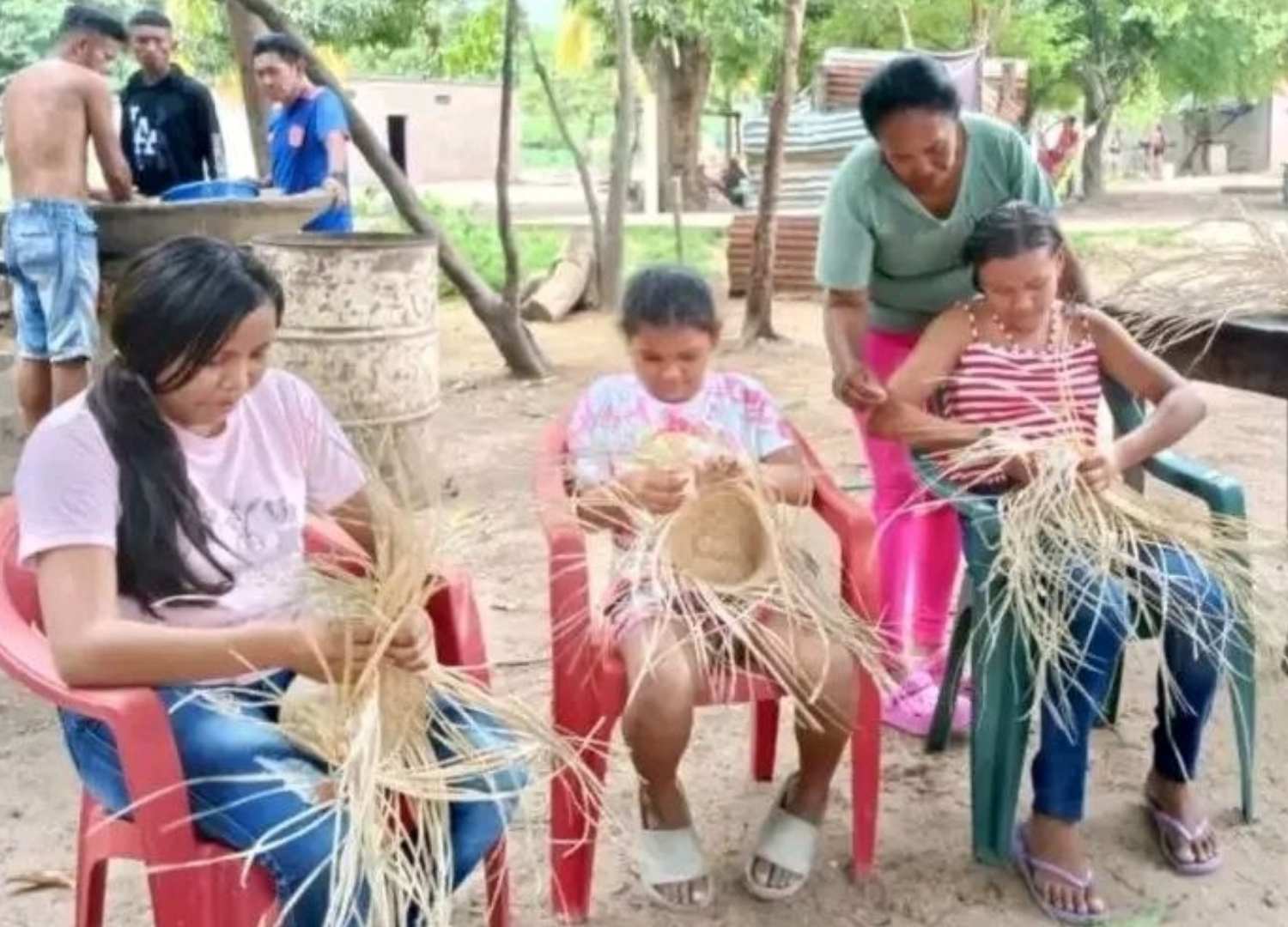 Gabinete cultural traslada talleres de artesanía a comunidades de Pedro Camejo
