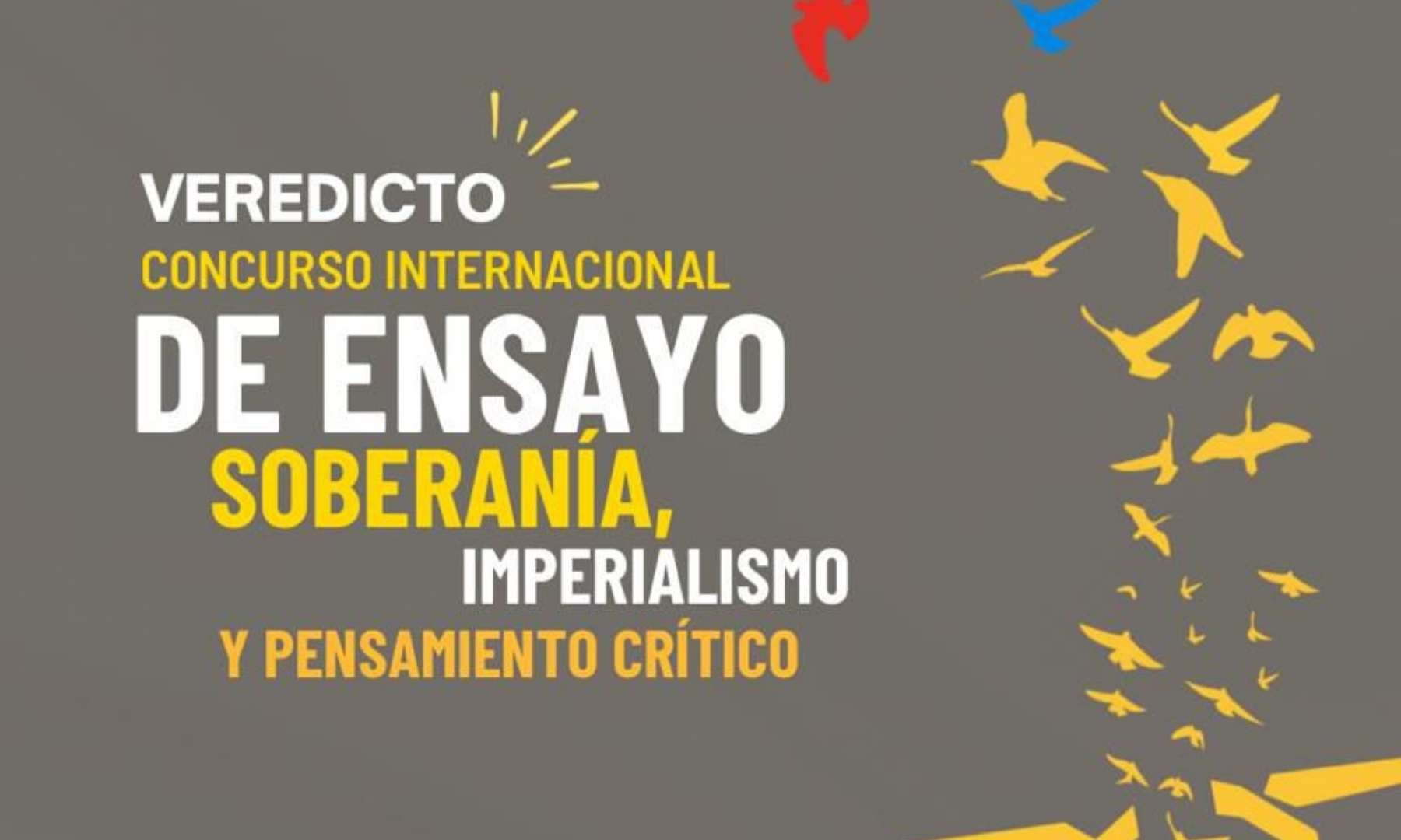 Asdrúbal Alamilla ganó Concurso Internacional de Ensayo sobre soberanía e imperialismo en el Celarg