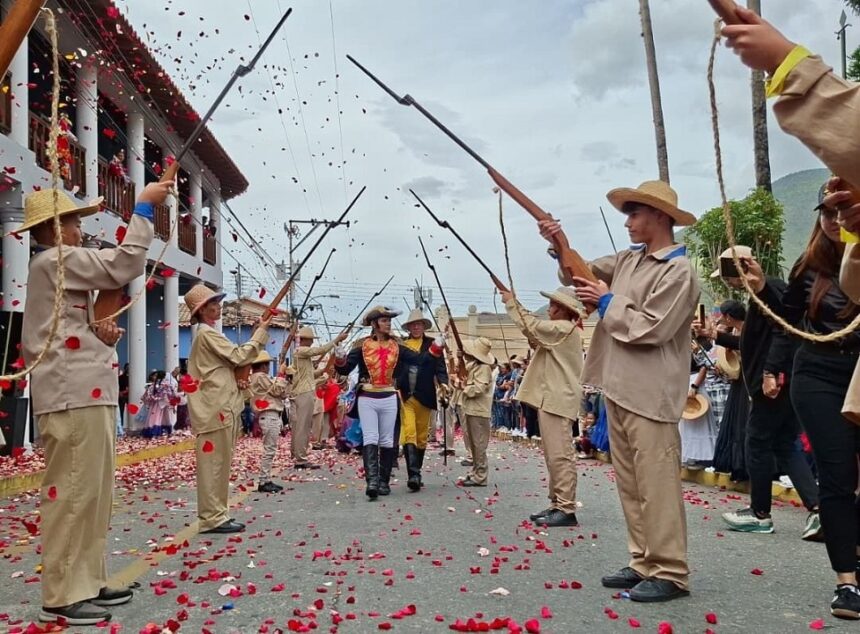 Bailadores recibió con júbilo al Brigadier Bolívar a 213 años de la Campaña Admirable