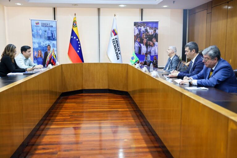 Venezuela y Brasil fortalecen cooperación en materia de tecnología e innovación