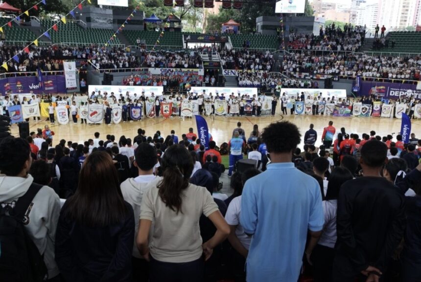 Inauguran los Juegos Deportivos Nacionales Estudiantiles 2026 en Caracas