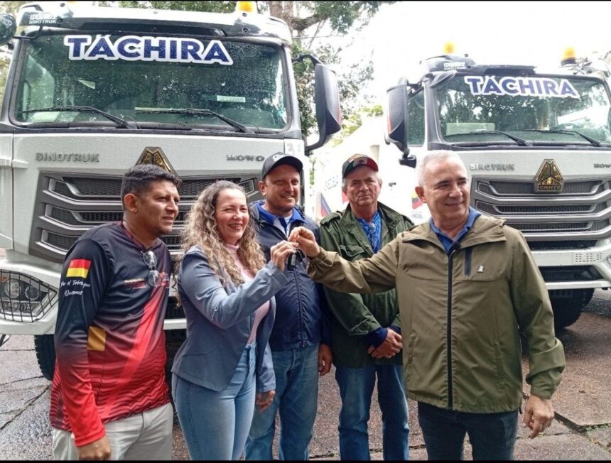 Gobierno Nacional dota al Táchira camiones compactadores para optimizar recolección de desechos