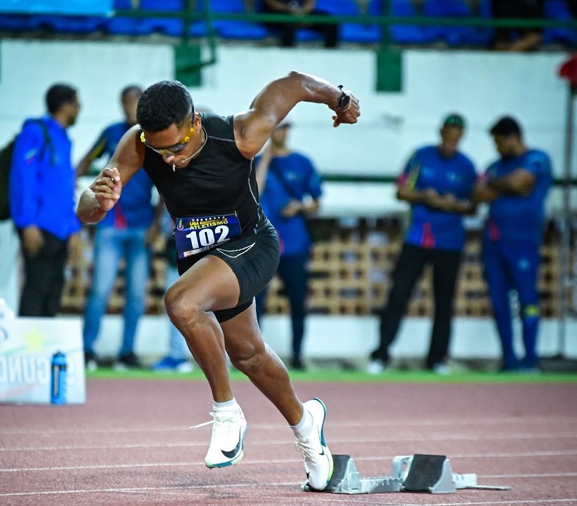 Velocista Javier Gómez escribe una página dorada en la historia del atletismo venezolano