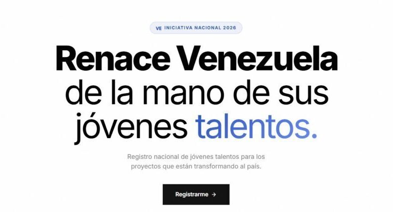 Portal Renace Venezuela supera más de 38 mil emprendedores inscritos