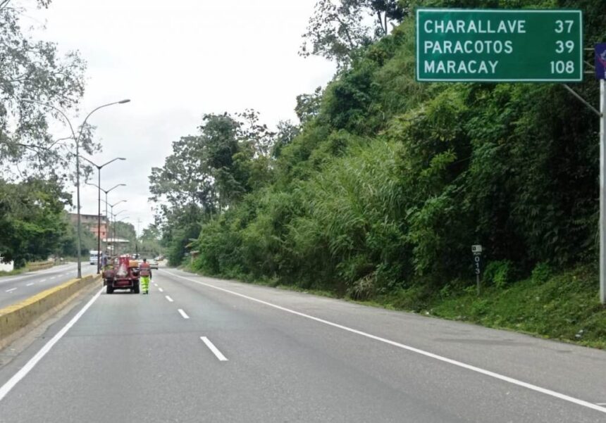 INTT reprograma restricción vial en la Autopista Regional del Centro para este domingo 24 de mayo