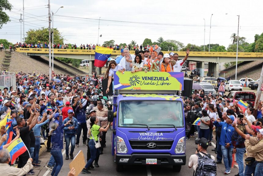Presidenta (E) Delcy Rodríguez lidera Gran Peregrinación Nacional Económica-Productiva desde Ciudad Guayana