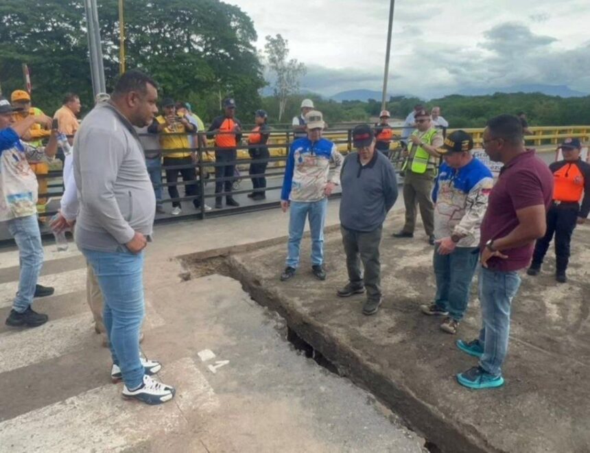 Supervisan obras de infraestructura en el Puente Internacional Francisco de Paula Santander