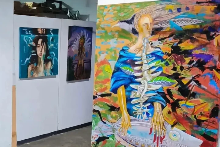 Artistas plásticos inauguran exposición colectiva “Identidad y Suspenso” en Apure