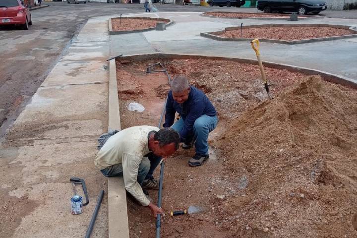 Avanza construcción de la plaza Negro Primero en Maturín
