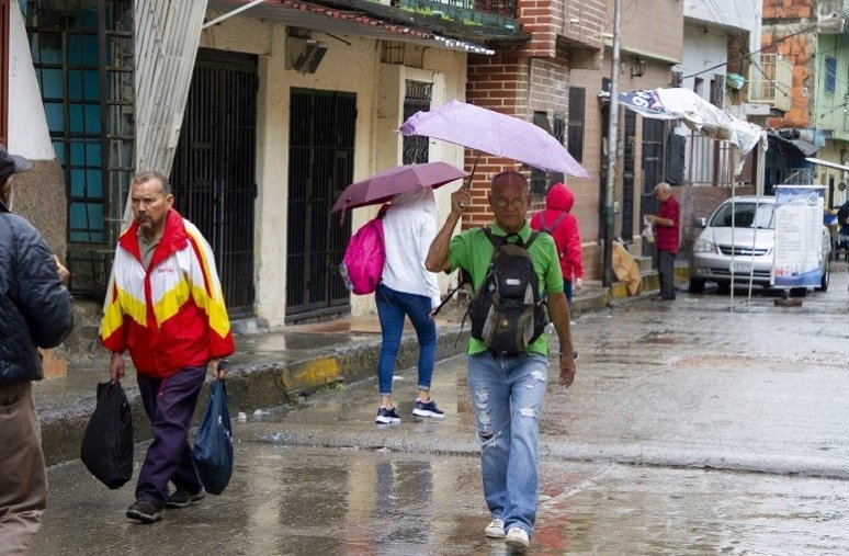 Este domingo se registrarán lluvias en región sur, Falcón y Lago de Maracaibo
