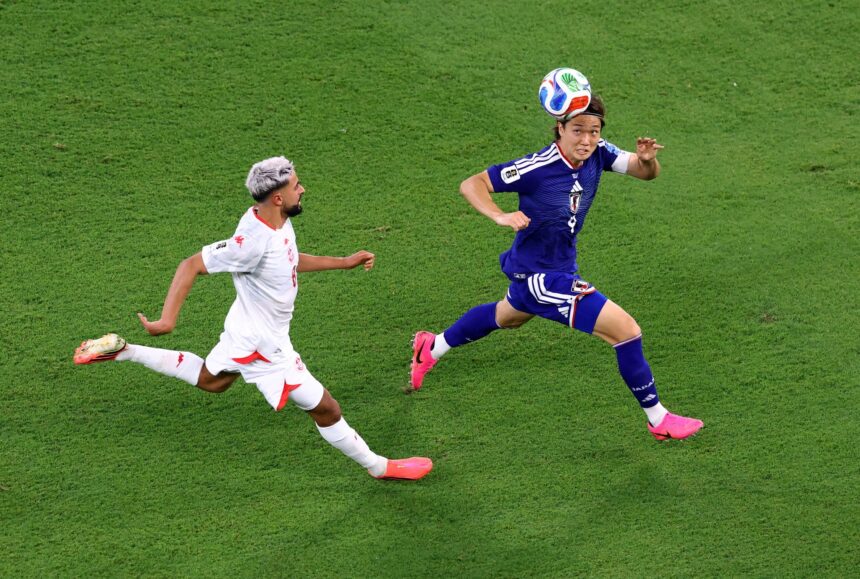 Japón venció 4-0 a Túnez este sábado en la Copa Mundial de Fútbol