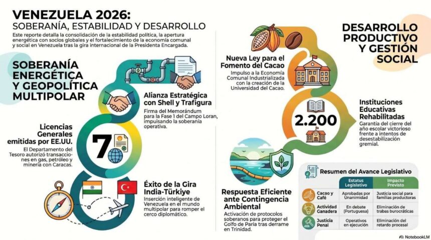 Venezuela consolida su estabilidad política, energética e institucional.