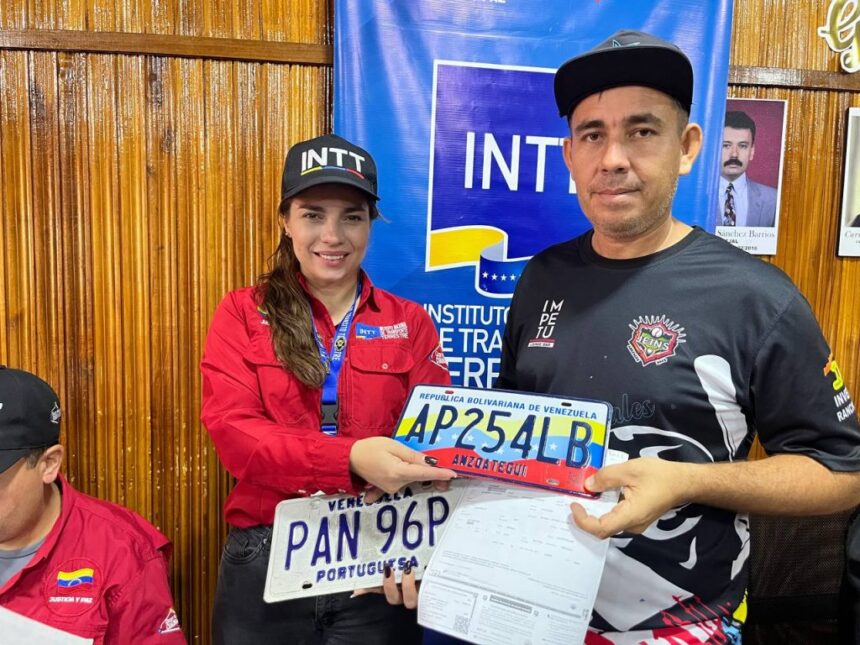El INTT despliega operativos de trámites vehiculares en 9 estados del país