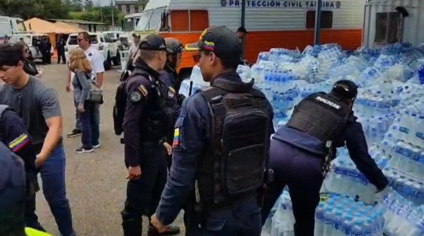 ​Táchira solidaria: envían seis toneladas de alimentos a afectados por el sismo