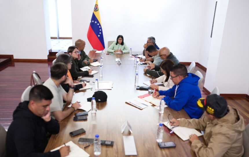 Presidenta (E) Delcy Rodríguez emite importantes anuncios en torno al despliegue social y operativo por sismos