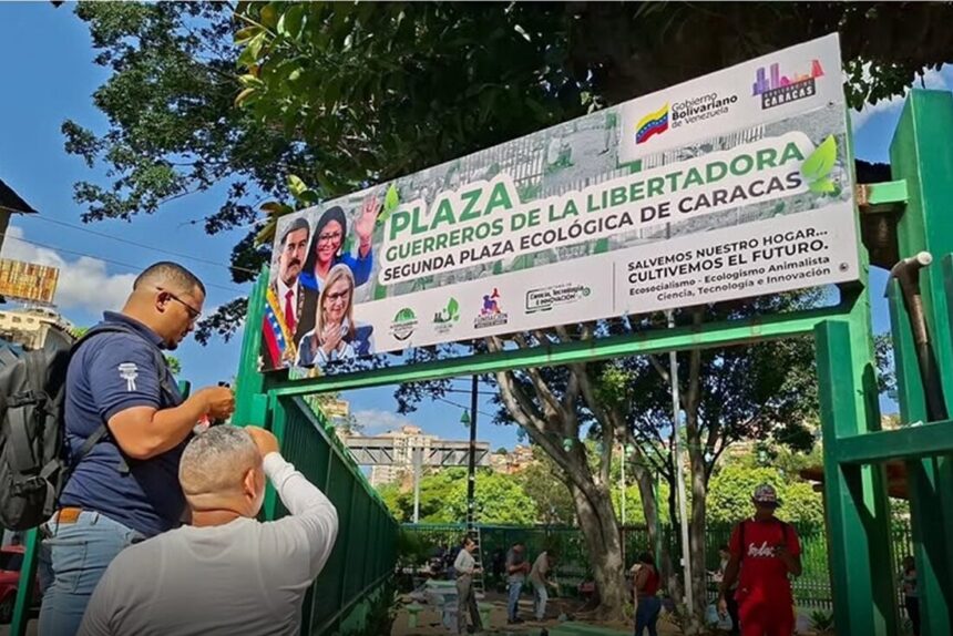 Inauguran plaza ecológica y recreativa en parroquia San Agustín de Caracas