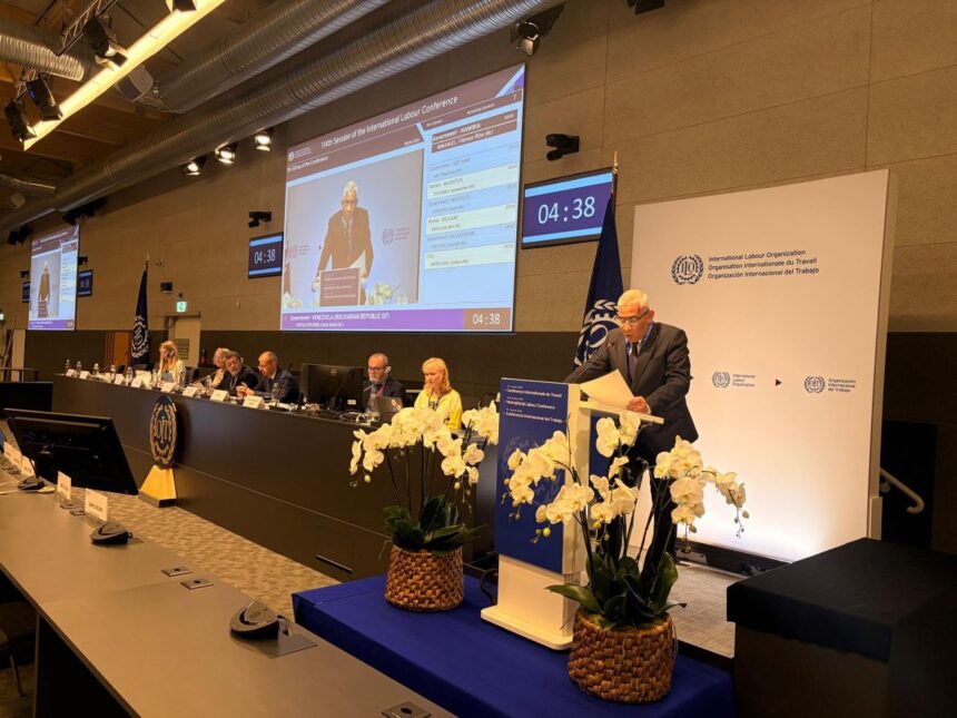 Diálogo social y equidad tecnológica ratificó Venezuela en la Organización Internacional del Trabajo