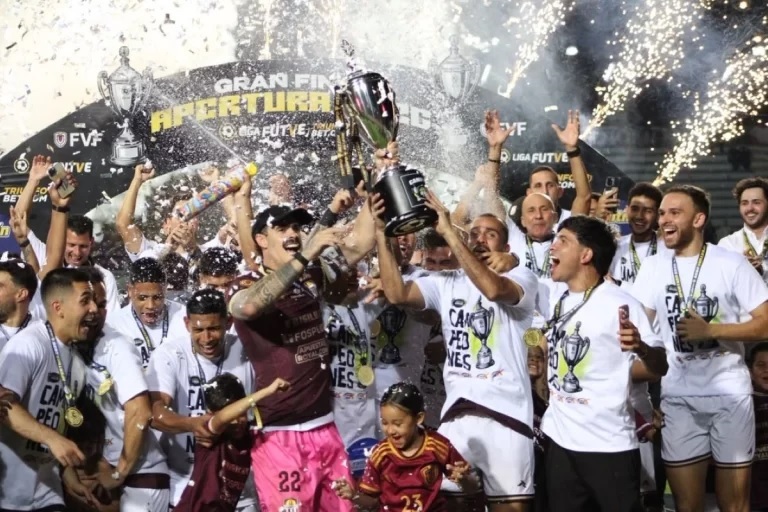 Carabobo Fútbol Club se coronó campeón del Torneo Apertura 2026 de la Liga FUTVE tras vencer a la Academia Puerto Cabello
